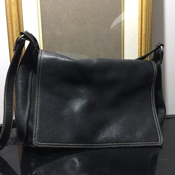 STONE RIDGE LAPTOP LEATHER MESSENGER BAGS - Picture 4 of 11